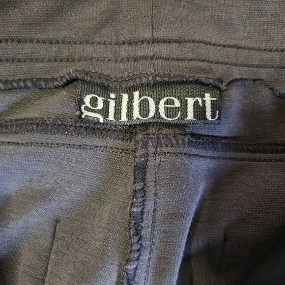 Gilbert Women's Classic Knit Skinny Charcoal Slacks - Picture 6 of 7